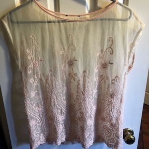 Sheer forever 21 top